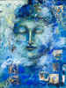 MAURAH BUDDHA BLAU-SILBER